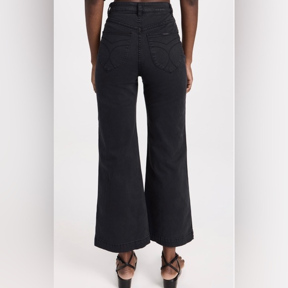 Rollas High Rise Wide Leg Black Sailor Jean BNWT - Picture 5 of 8